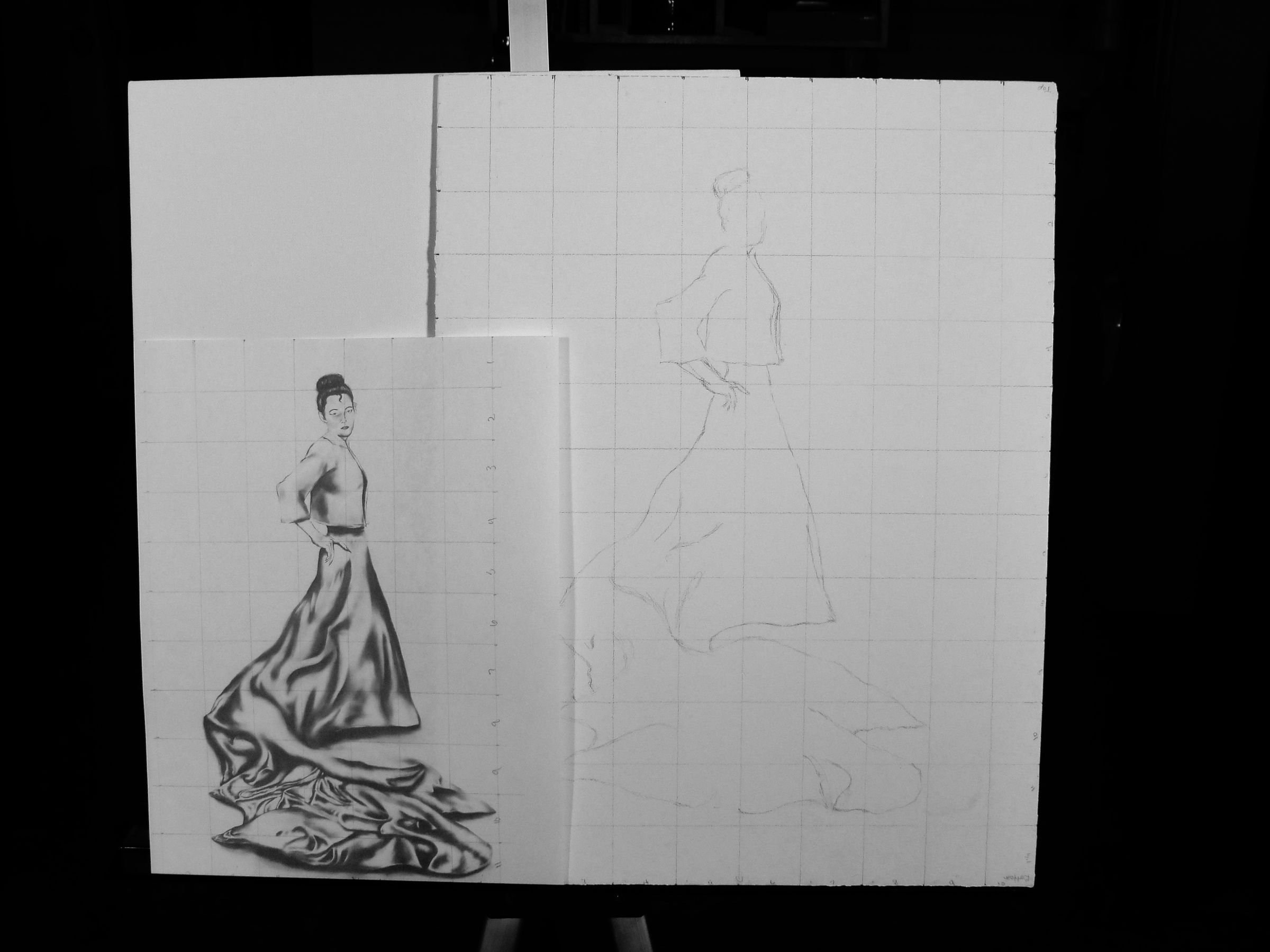 How to Paint Silk Using Acrylic Paint Portrait in Silk 7 Steps