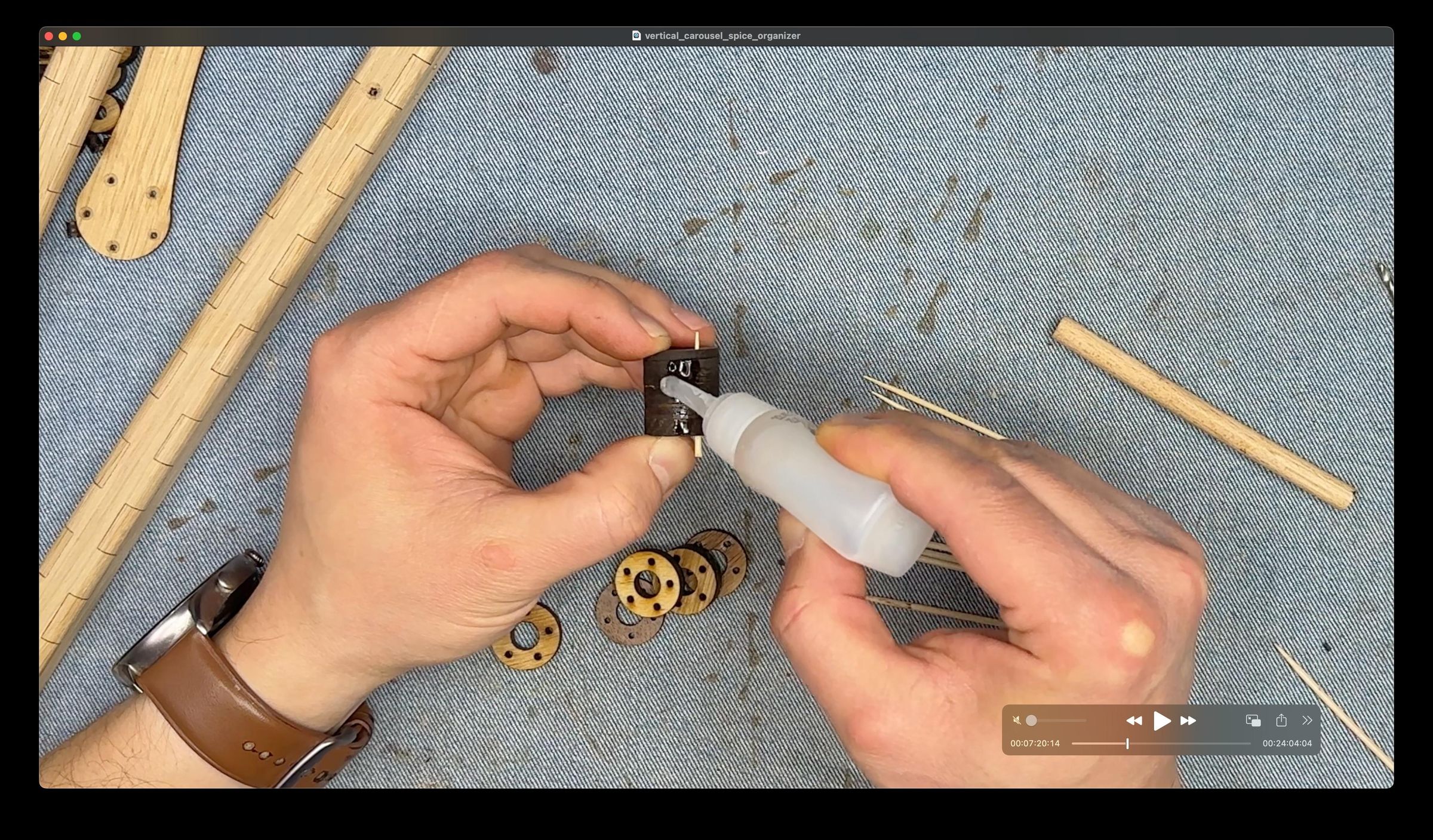 Wooden Vertical Carousel Spice Rack / Alchemy Design : 57 Steps (with ...