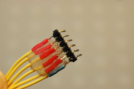 Epoxy the Header Connector Wires