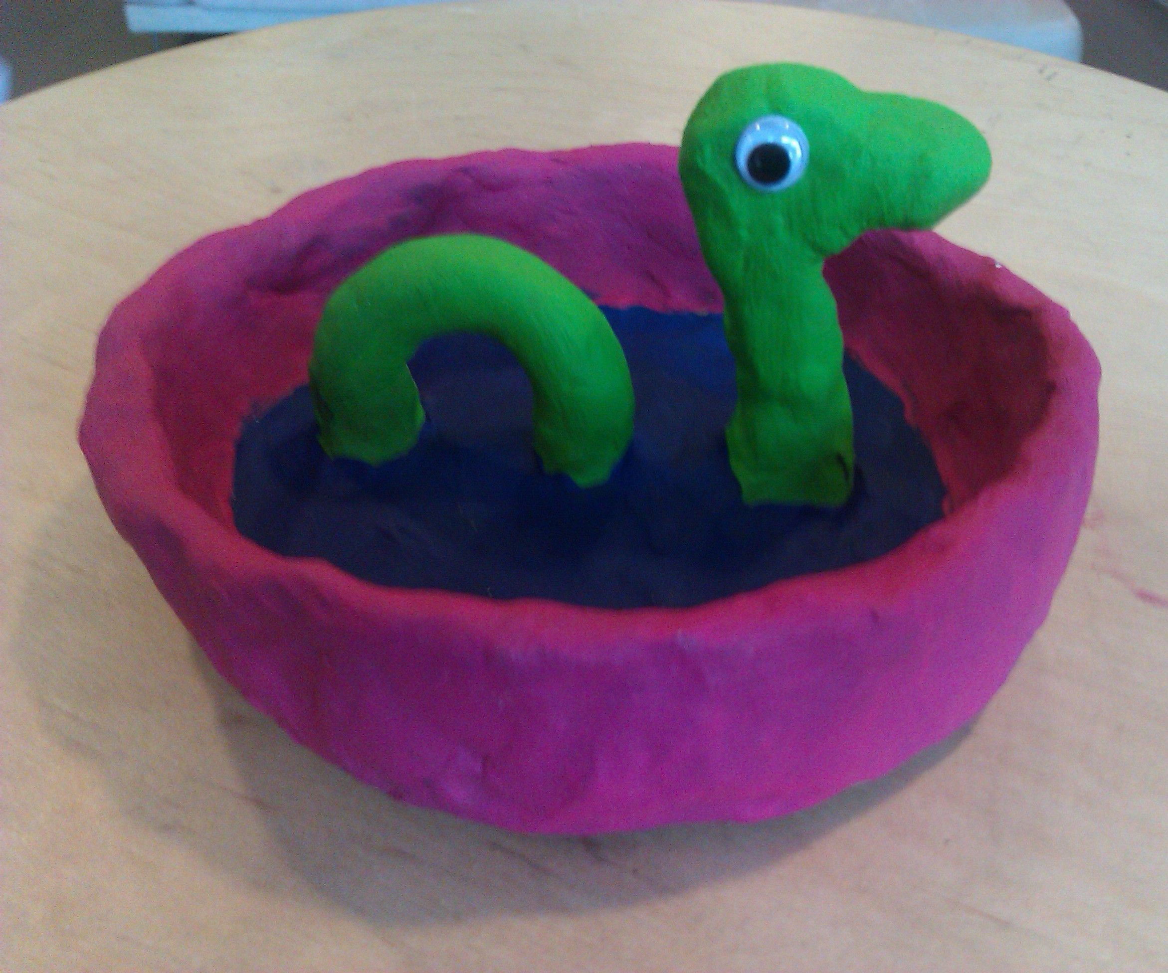 Clay Loch Ness Ashtray