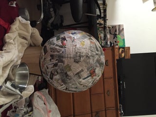 Moon (toilet Paper Mâché) : 9 Steps (with Pictures) - Instructables