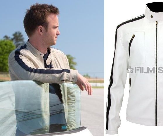 Aaron Paul Need for Speed White Jacket