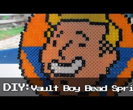 DIY: Vault Boy Face | Bead Sprites (Perler/Hama Beads) 