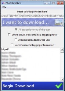 Getting the Pictures From Facebook