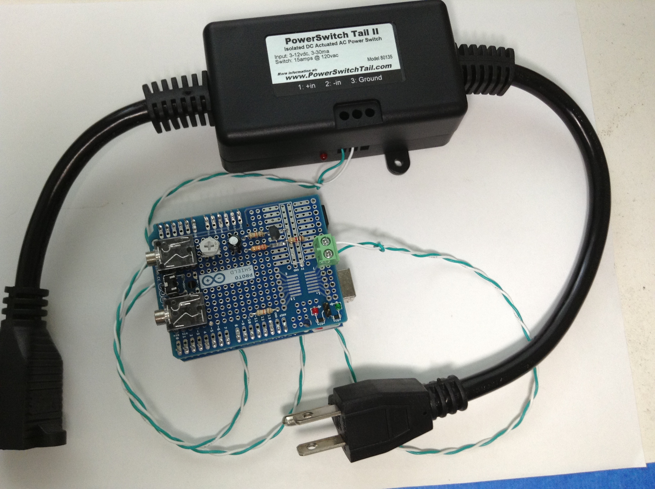 Arduino Audio Triggered Power Switch