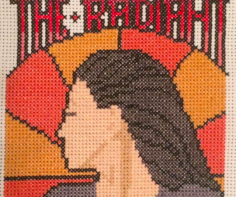 Farscape Cross Stitch: Art Nouveau Aeryn Sun