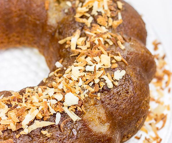 Toasted Coconut Rum Cake