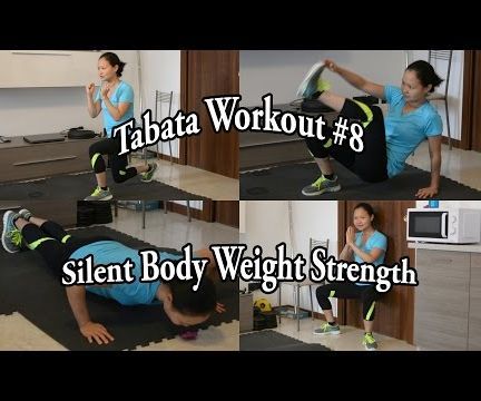 Body Weight Only Silent Strength Tabata HIIT 
