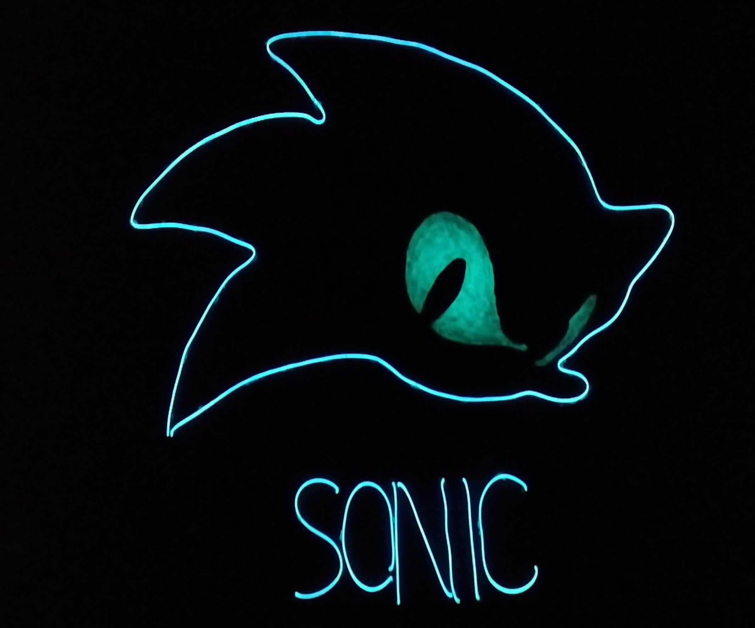 Sonic the Hedgehog Neon Sign