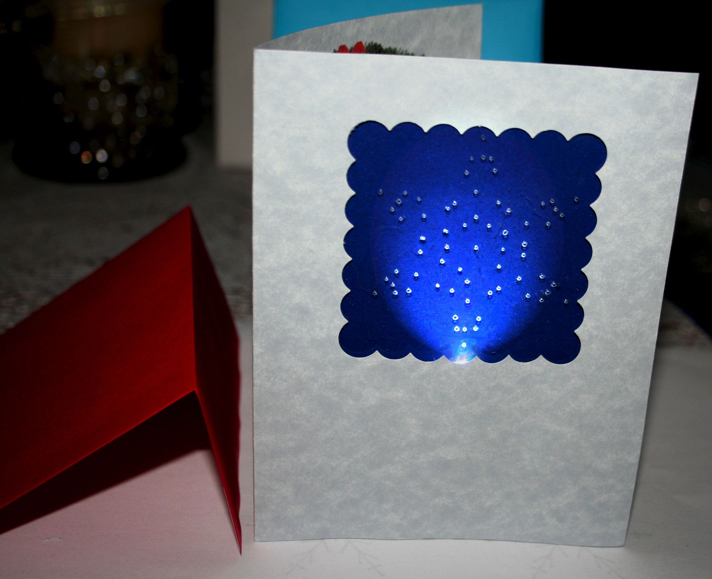 Led Fader Christmas Cards