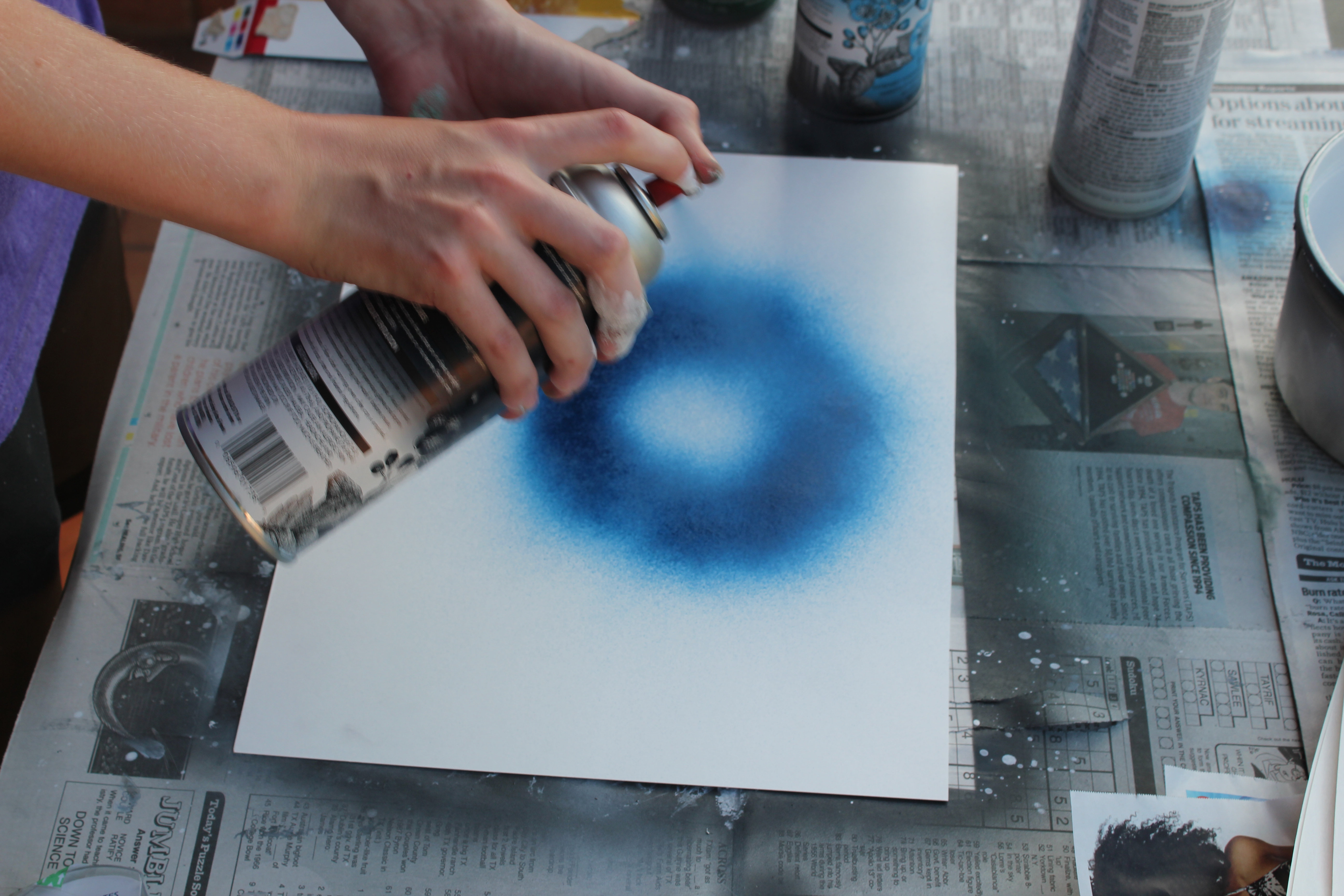 Easy Spray Paint Art Ideas F885JEHIRKFPMK7