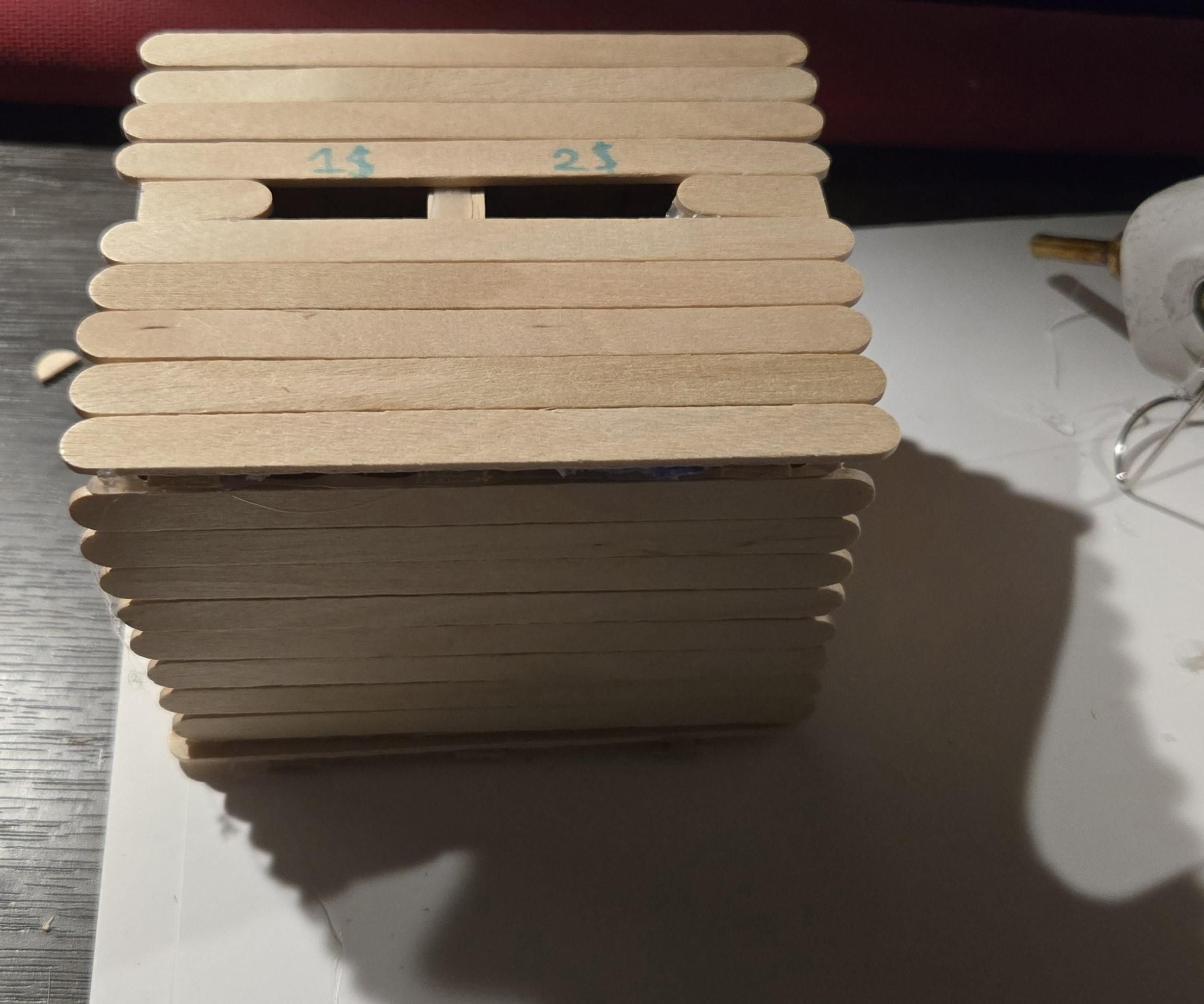 Popsicle Stick Coin Bank
