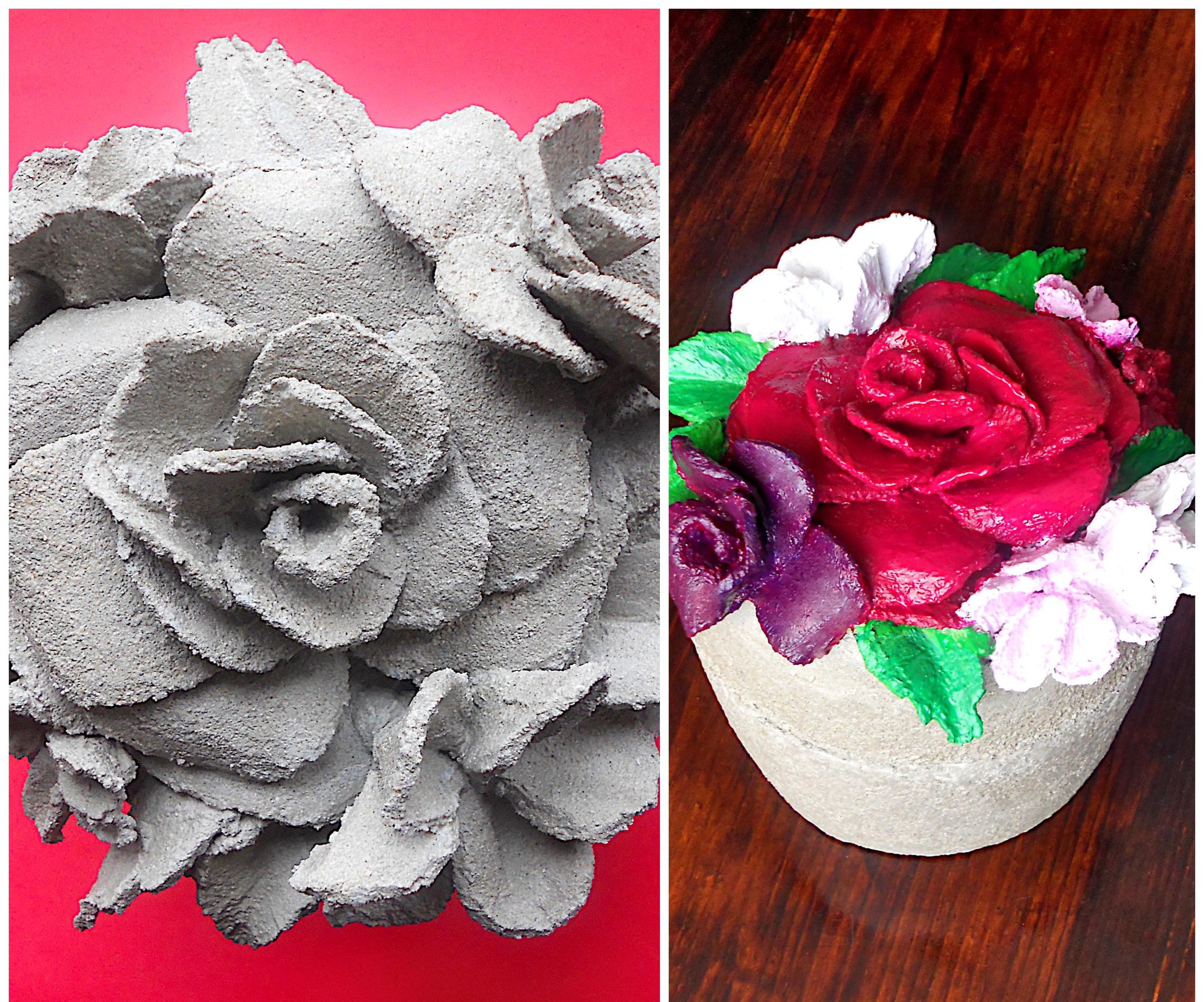 Concrete Jewelry Box With Raised Flowers 12 Steps (with Pictures