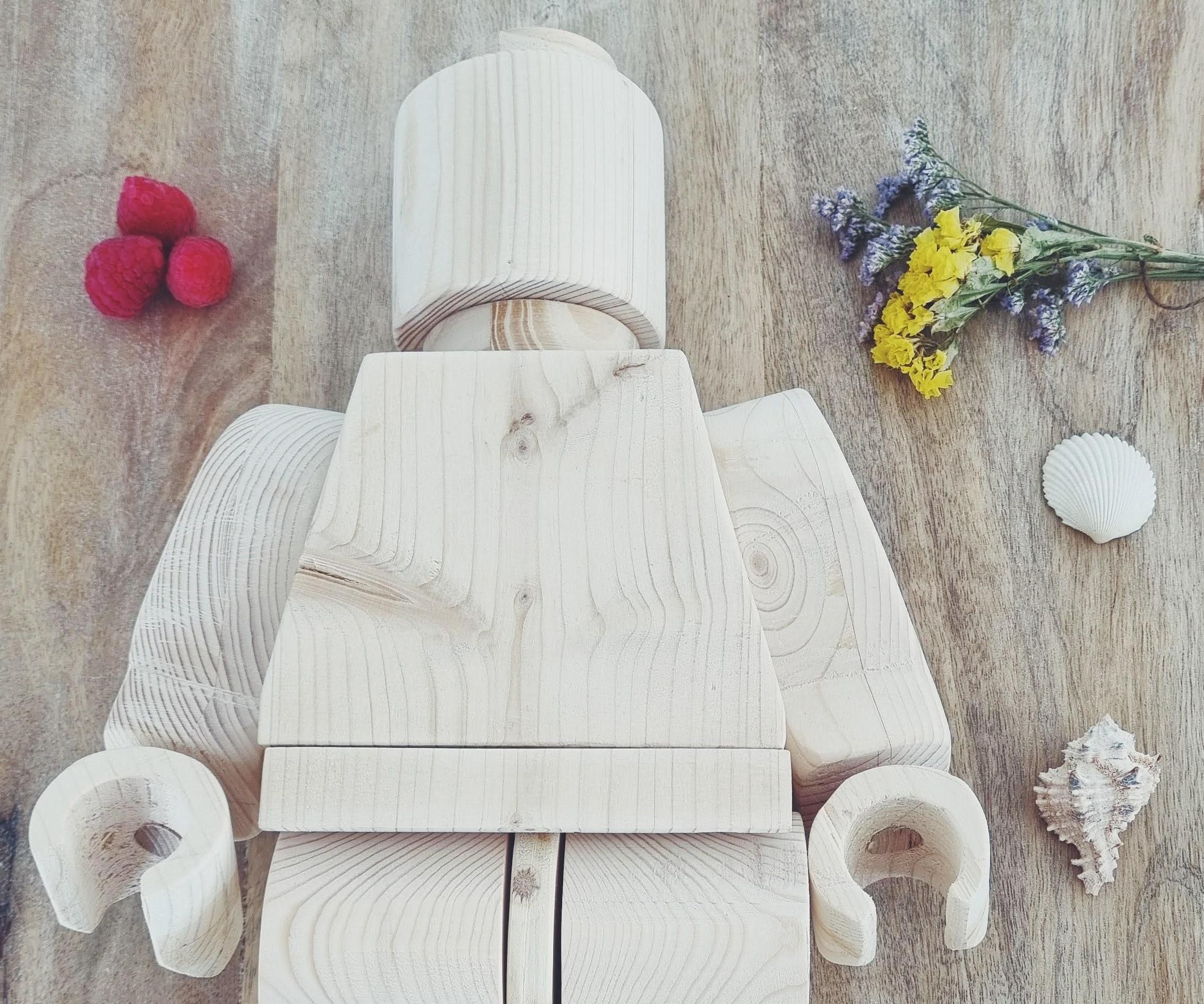Wood Lego Man