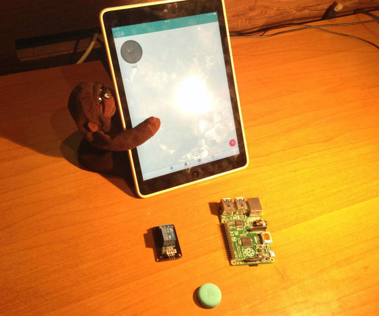 OSMC and TV Controlled by Flic Smart Button