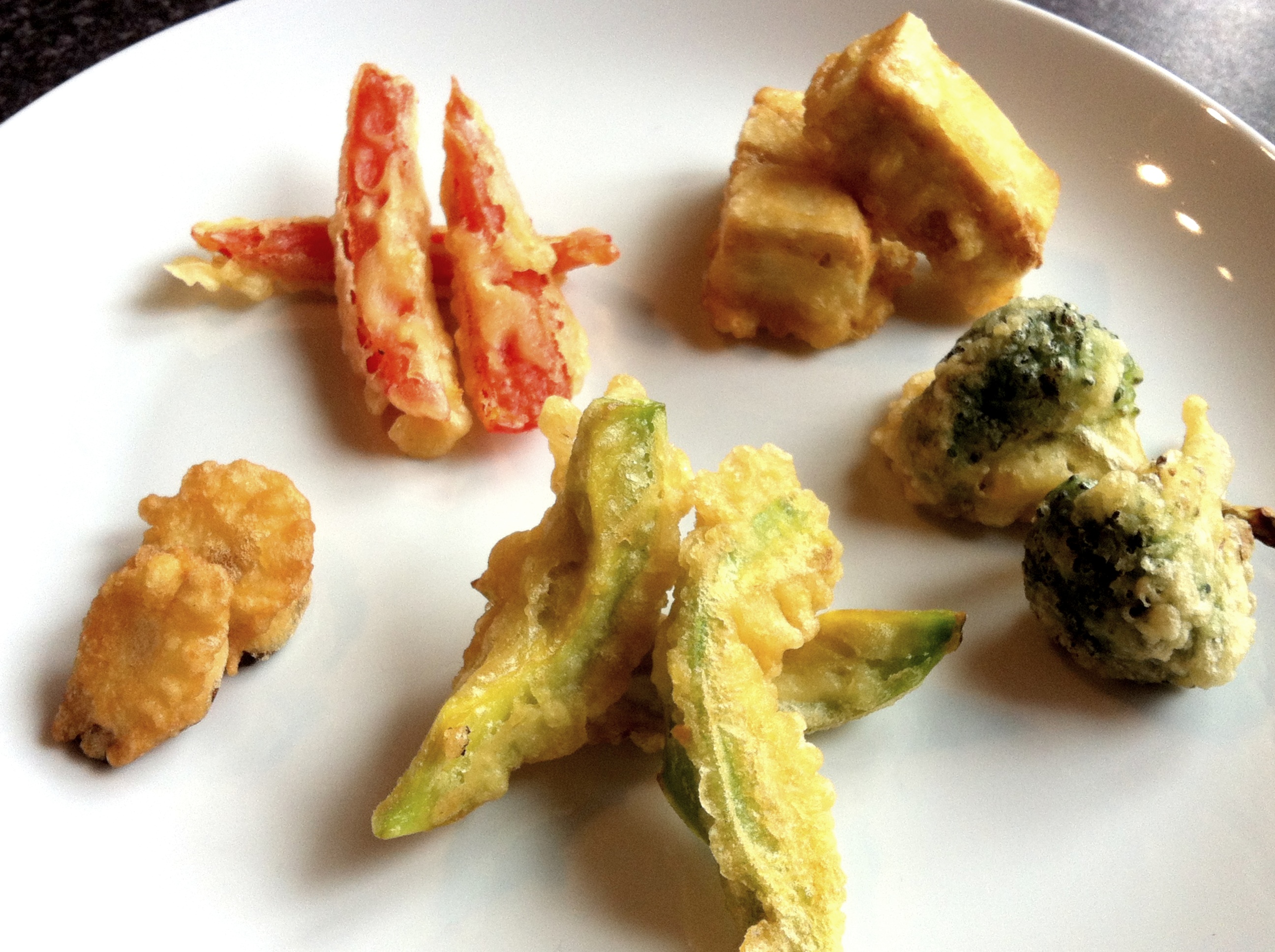 Tempura Vegetables and Tofu