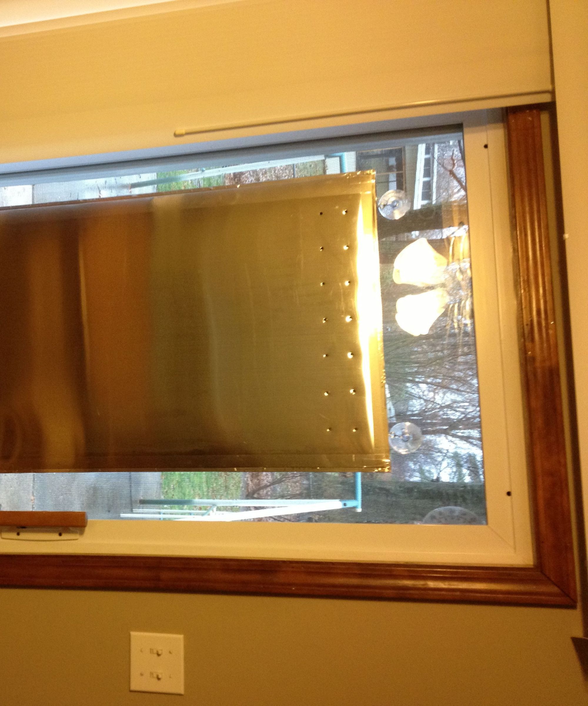 Low Profile Passive Solar Heater