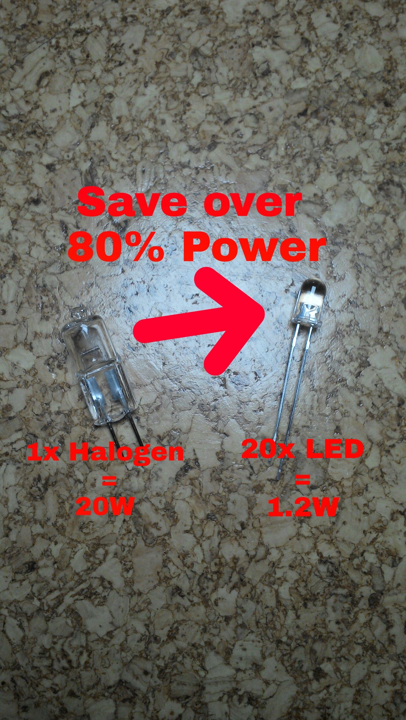 Convert Your Halogen Desk Lamp Into a LED Lamp