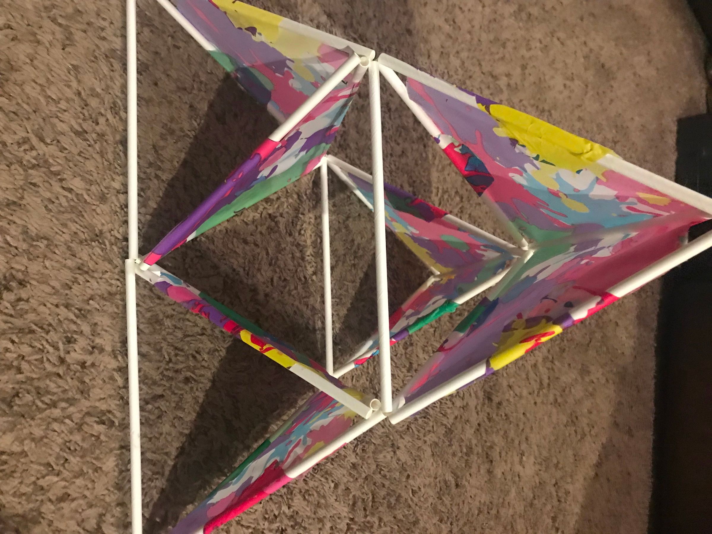 How to Make a Tetrahedral Kite (16Cells) 9 Steps Instructables