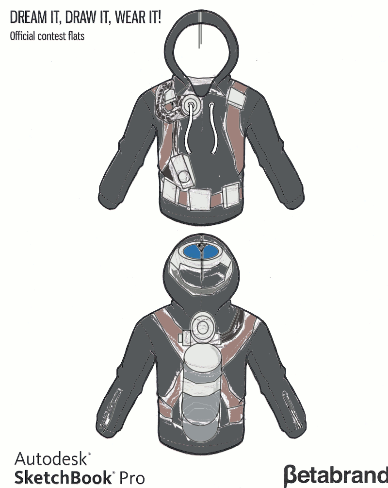 007 Wetsuit Tuxedo Hoodie