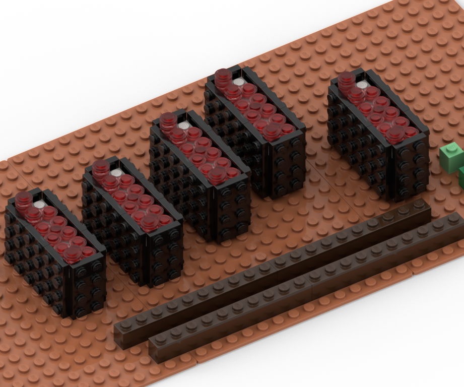 How to Build Ikura Salmon Lego Roe Sushi - Stop Motion Cooking Prop