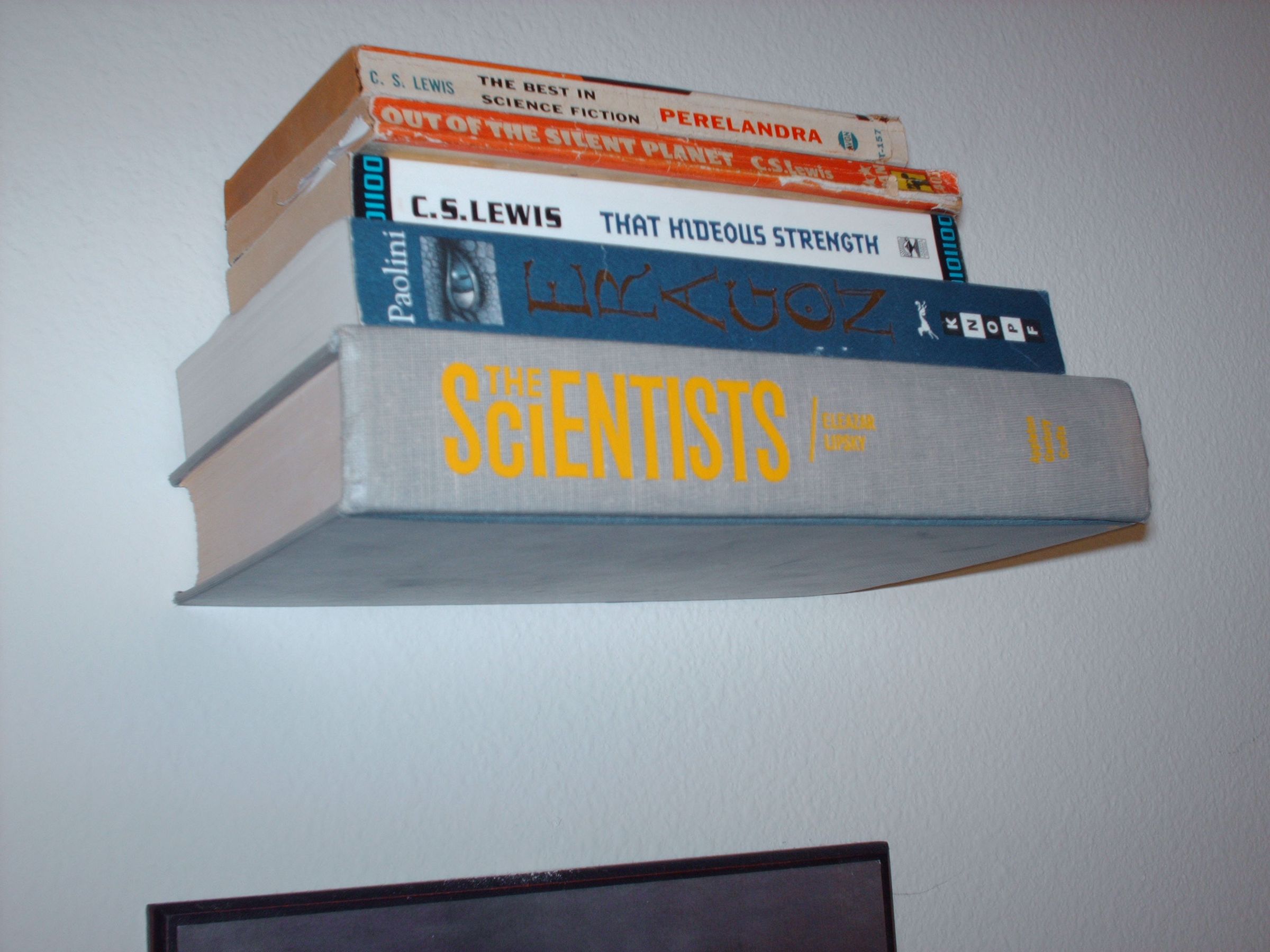 Invisible Book Shelf
