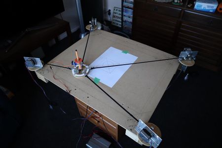 4-Wire Horizontal Plotter Design Notes : 7 Steps - Instructables