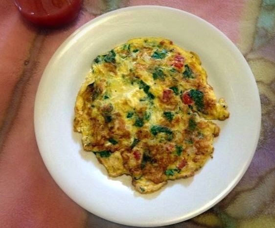 Spinach Omelette