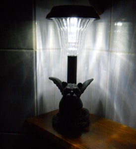 Gothic Gargoyle Solar Night Light