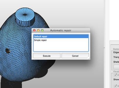 Export and Clean for 3D Printing (stl)