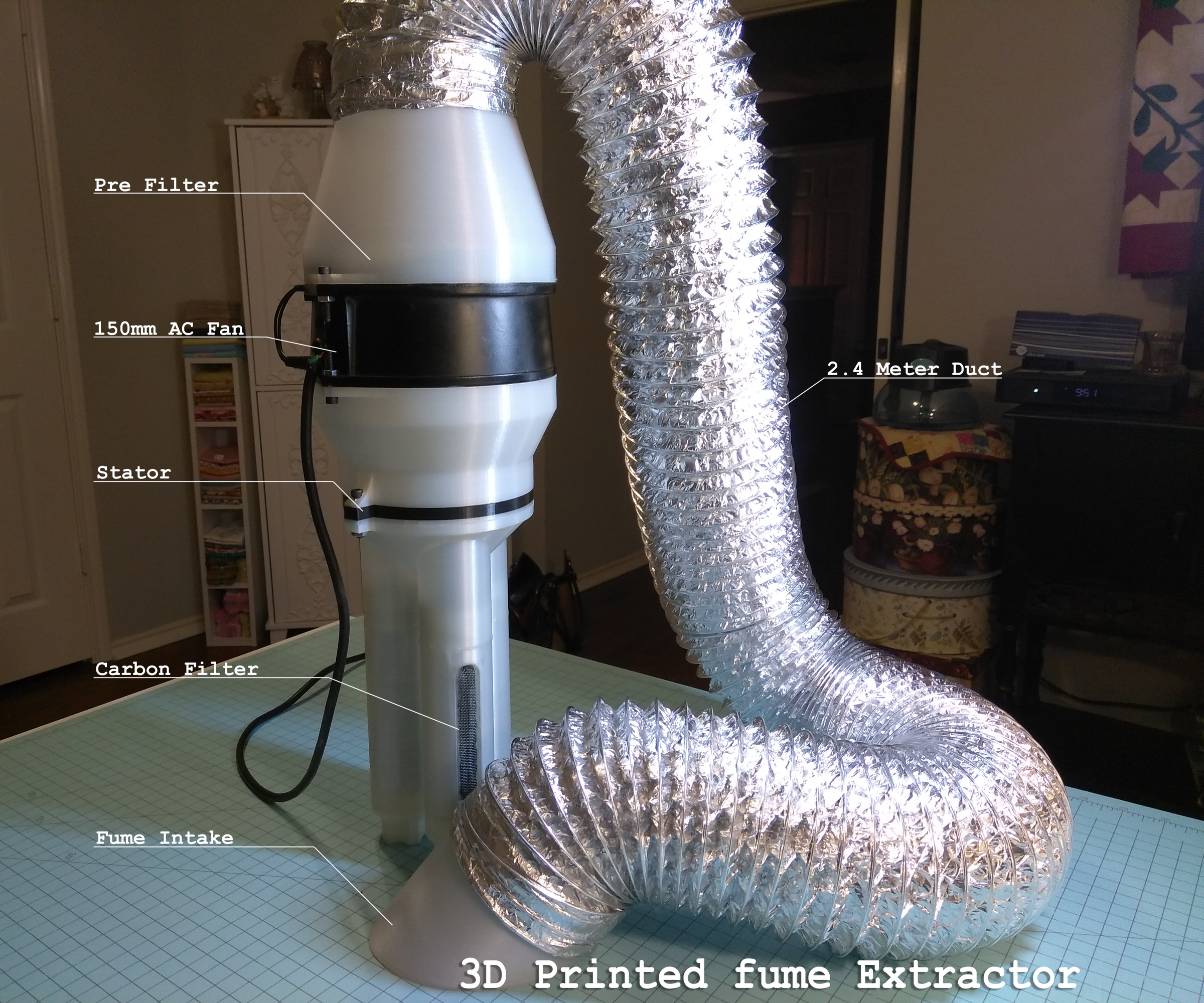 Multi Attatchment Fume Extractor