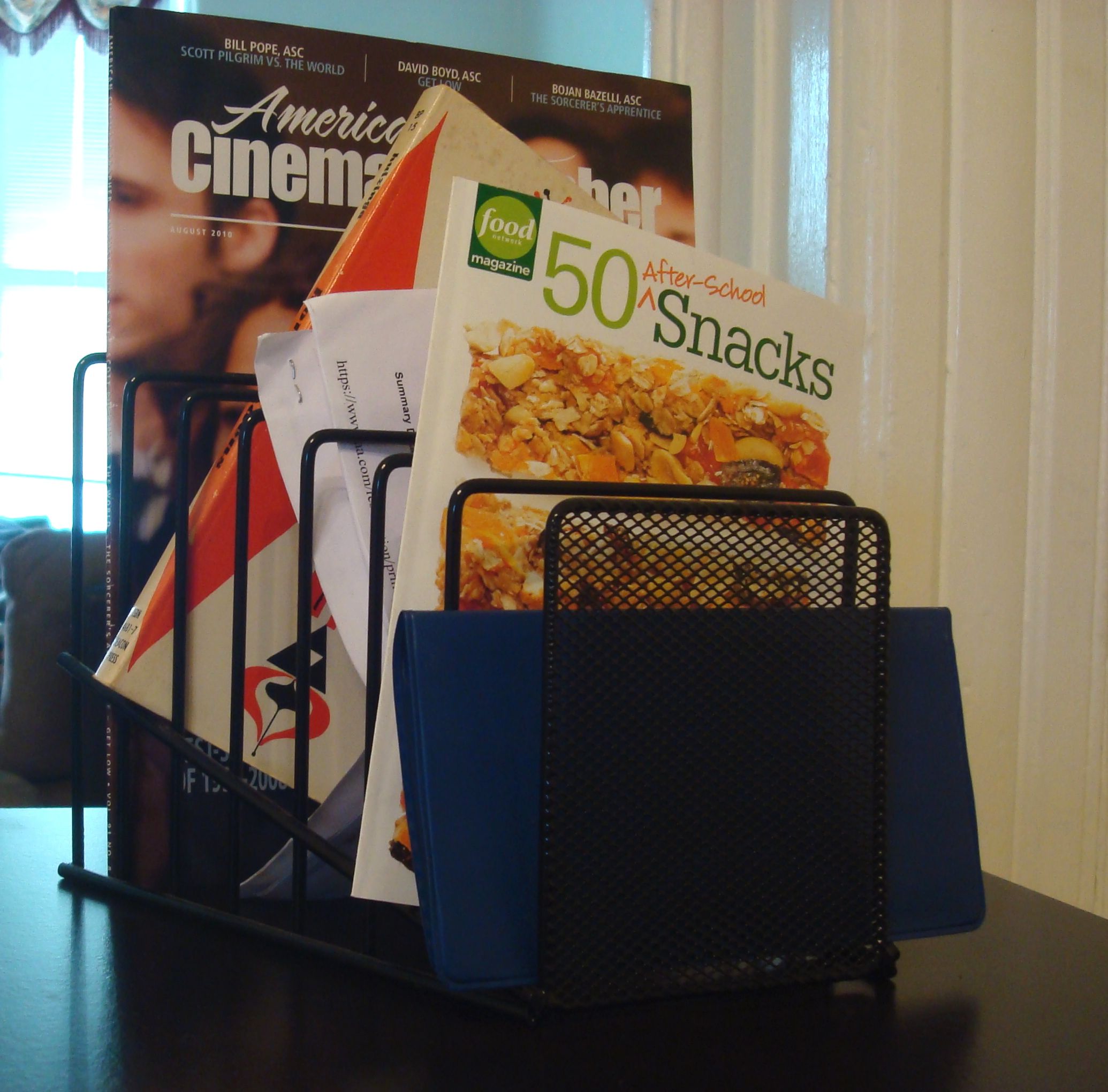 Hanging Desk Organizer Basket 4 Steps Instructables