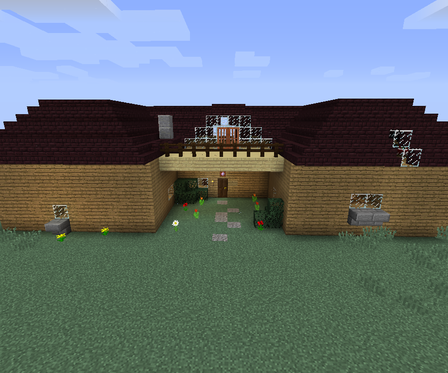 How to Make a Big Fancy House in Minecraft