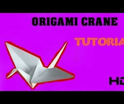 Origami Crane Tutorial 