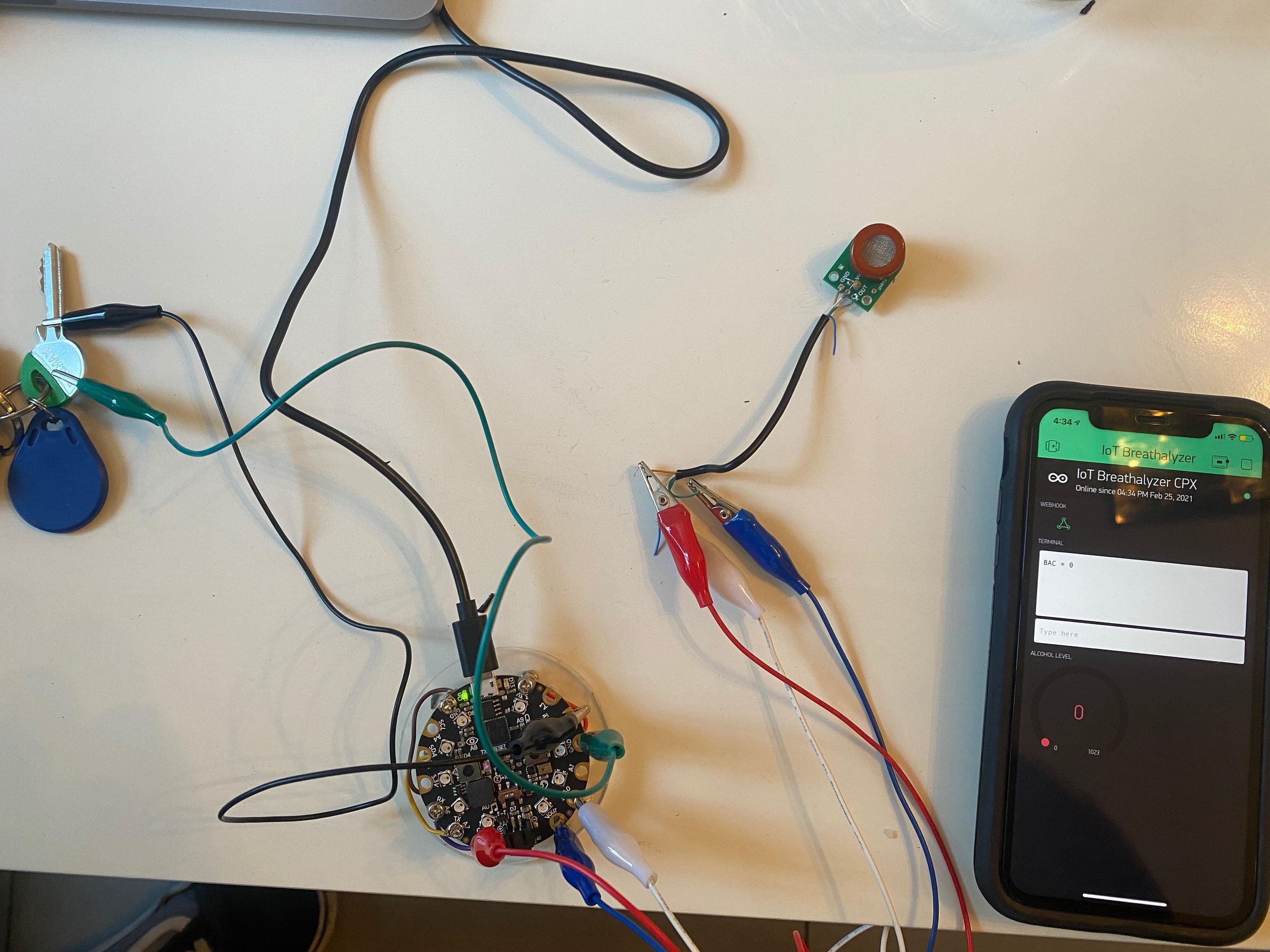 IoT Breathalyzer & Car Key Usage System for Recovering Alcoholics 6