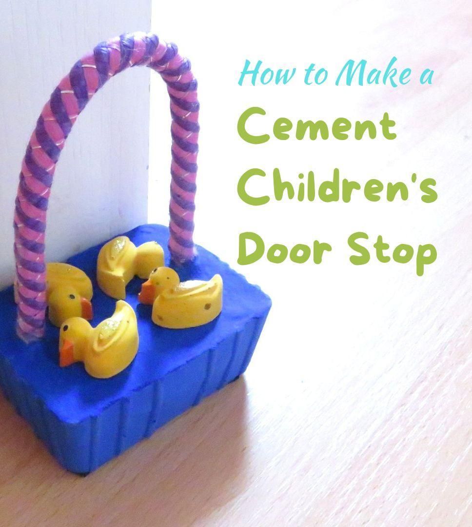Children's Hardened Cement Door Stoppers