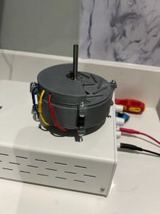 3D Printed Duo Stator 3-Phase Motor