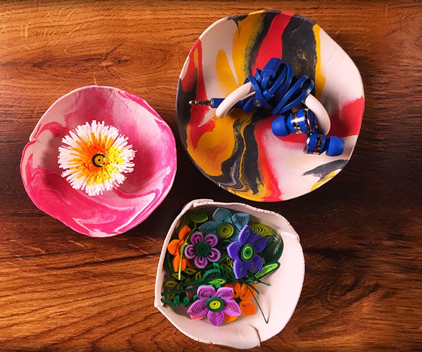 Cute Bowls Out of Clay | Clay Craft Ideas 