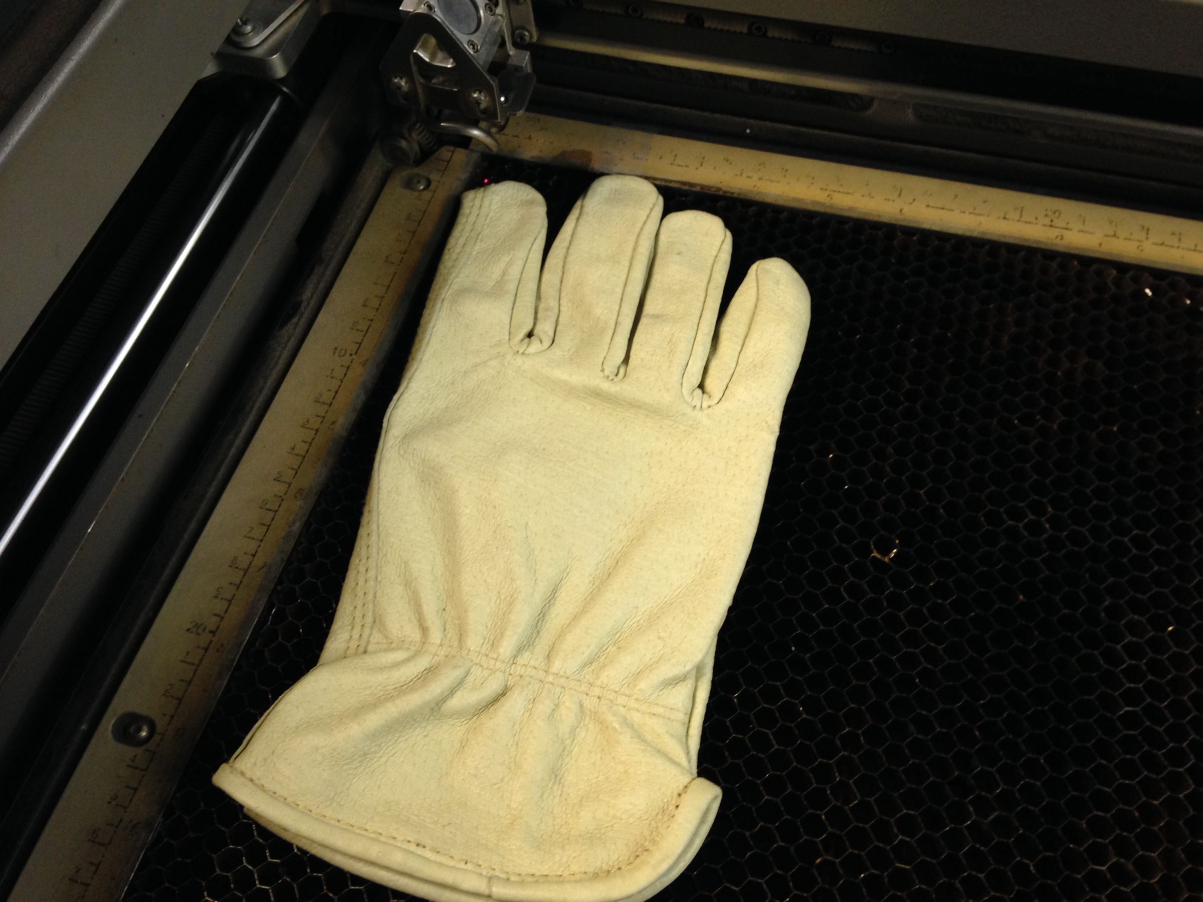 Laser Etch Leather Gloves 4 Steps Instructables
