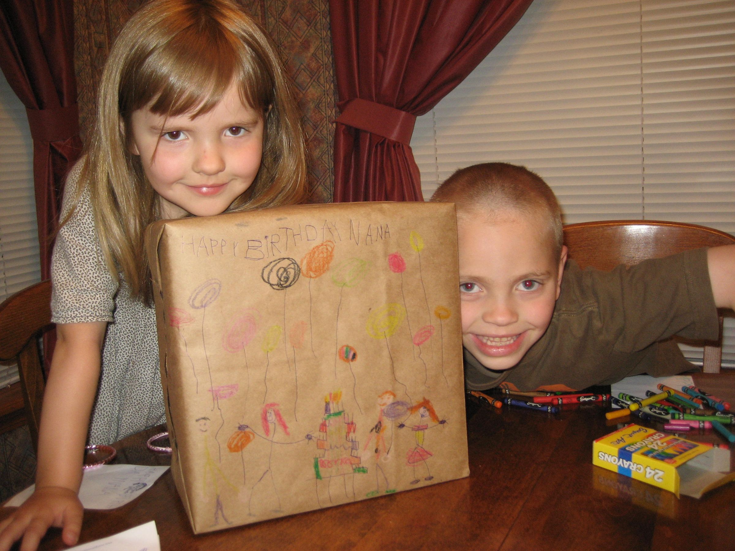 Giftwrapping with a Brown Paper Grocery Bag