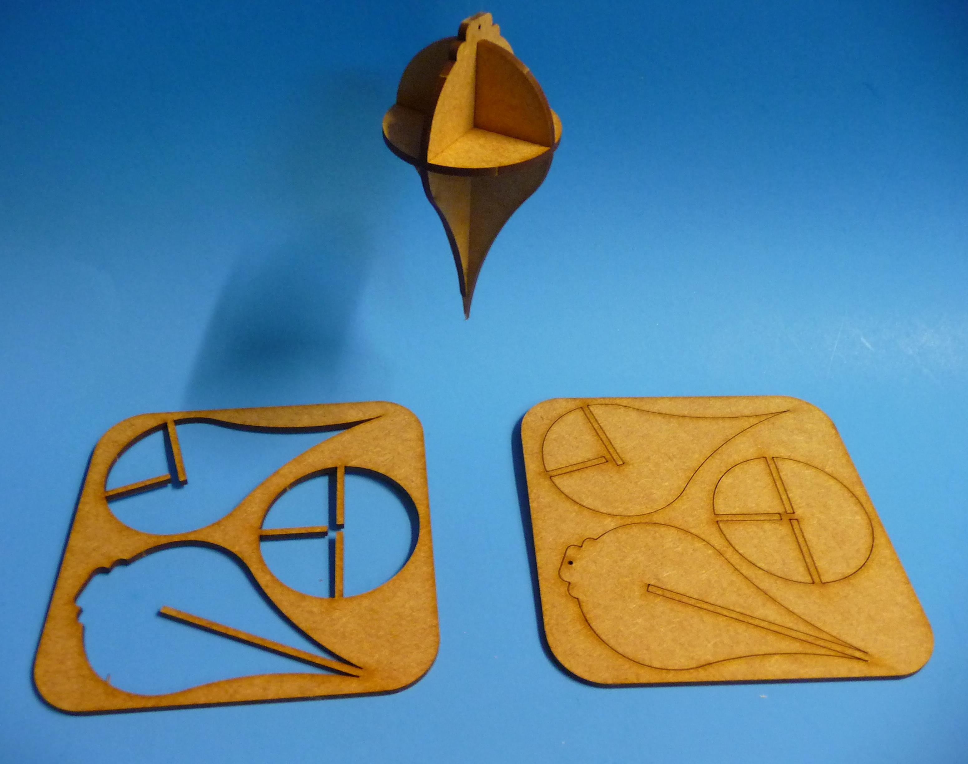 Christmas Ornament 3-D Puzzle