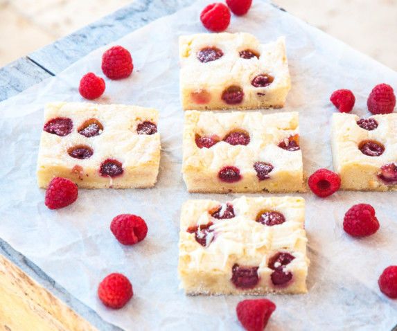 Meyer Lemon & Raspberry Bars