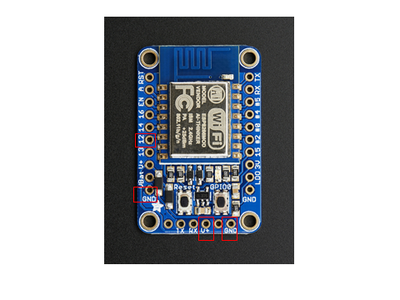 Next Is the ESP8266 Wiring: