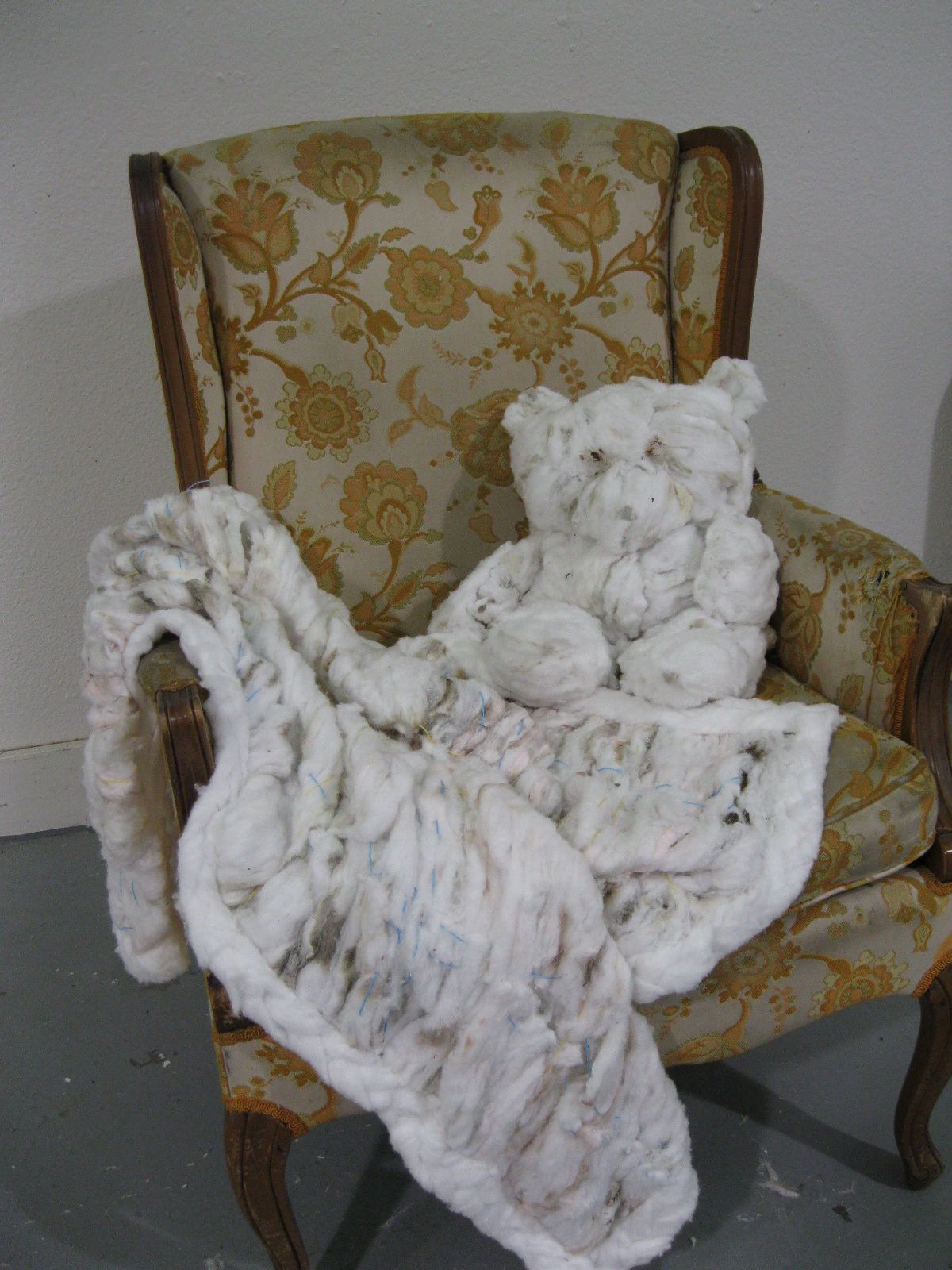 Up-cycled Cotton-ball Fabric