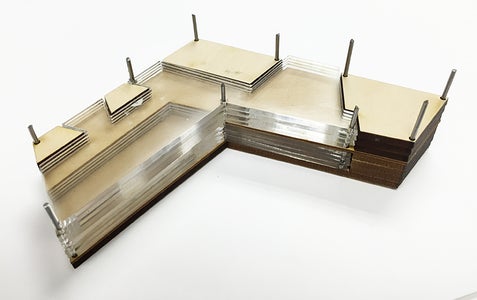 Laser Cut Conceptual Massing Models