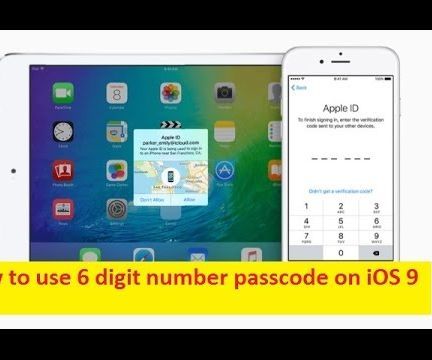 How to Set Up 6 Digit Passcode in IOS 9 