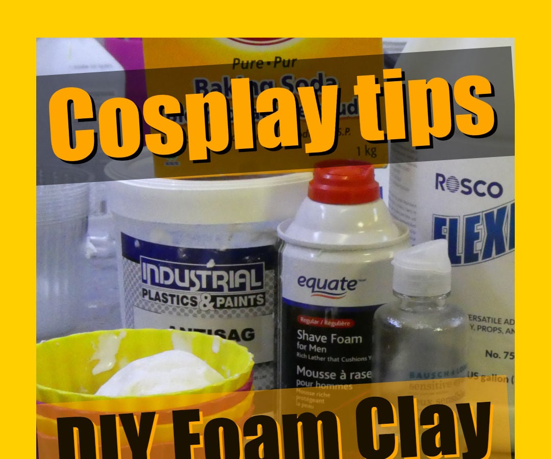 How to Make Your Own Foam Clay 3 Steps Instructables