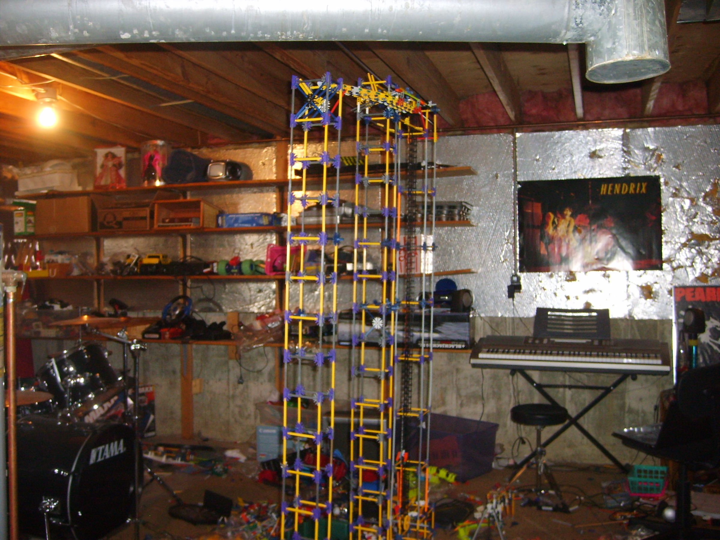 Fire HaZarD Knex Ball Machine Progress