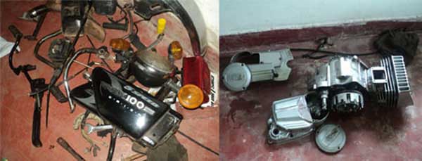 My YAMAHA RX100 Restoration