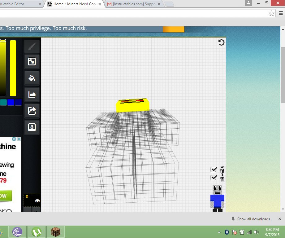 How to Make an Instructables Robot Skin in Minecraft